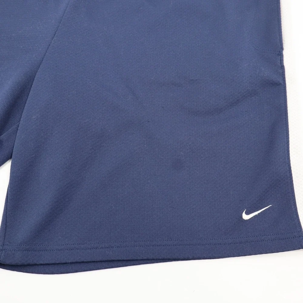 Nike Basketball Shorts Mens XXL Navy Rice University‎ Owls Fit Dry Zip Pocket